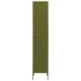Schließfachschrank aus olivgrünem Stahl, 35 x 46 x 180 cm von vidaXL, Schließfächer und Lagerschränke - Ref: Foro24-336252, P...