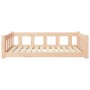 Cama para perros madera maciza de pino 105,5x75,5x28 cm