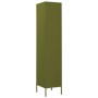 Olive green steel locker cabinet 35x46x180 cm by vidaXL, Lockers and storage cabinets - Ref: Foro24-336252, Price: 207,50 €, ...