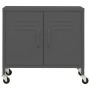 Anthrazitgrauer Stahlschrank 60x35x56 cm von vidaXL, Schließfächer und Lagerschränke - Ref: Foro24-336267, Preis: 144,96 €, R...