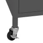 Anthracite gray steel storage cabinet 60x35x56 cm by vidaXL, Lockers and storage cabinets - Ref: Foro24-336267, Price: 141,72...