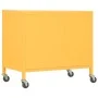 Armario de almacenamiento acero amarillo mostaza 60x35x56 cm de vidaXL, Taquillas y armarios de almacenamiento - Ref: Foro24-...