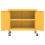 Senfgelber Stahlschrank 60x35x56 cm von vidaXL, Schließfächer und Lagerschränke - Ref: Foro24-336263, Preis: 107,99 €, Rabatt: %