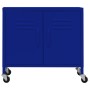 Armario de almacenamiento acero azul marino 60x35x56 cm