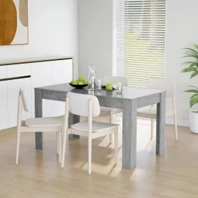 Concrete gray plywood dining table 140x74.5x76 cm by vidaXL, Kitchen and dining tables - Ref: Foro24-804206, Price: 87,57 €, ...