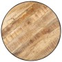 Solid black rough mango wood coffee table 68x68x36 cm by vidaXL, Coffee table - Ref: Foro24-321931, Price: 204,74 €, Discount: %