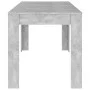 Concrete gray plywood dining table 140x74.5x76 cm by vidaXL, Kitchen and dining tables - Ref: Foro24-804206, Price: 87,89 €, ...