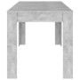 Esstisch aus betongrauem Sperrholz, 140 x 74,5 x 76 cm von vidaXL, Küchen- und Esstische - Ref: Foro24-804206, Preis: 93,99 €...