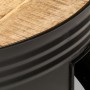 Solid black rough mango wood coffee table 68x68x36 cm by vidaXL, Coffee table - Ref: Foro24-321931, Price: 204,74 €, Discount: %