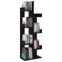 Bücherschrank aus schwarzem Sperrholz, 48 x 25,5 x 140 cm von vidaXL, Bücherregale und Regale - Ref: Foro24-808910, Preis: 51...