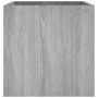 Jardinera Sonoma gris 40x40x40 cm madera de ingeniería