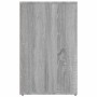 Mueble vestidor madera contrachapada gris Sonoma 80x40x65 cm