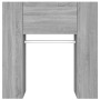 Mueble de recibidor madera ingeniería gris Sonoma 97,5x37x99 cm