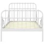 Estructura de cama extensible metal blanca 80x130/200 cm de vidaXL, Camas y somieres - Ref: Foro24-324741, Precio: 138,22 €, ...