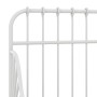 White metal extendable bed frame 80x130/200 cm by vidaXL, Beds and slatted bases - Ref: Foro24-324741, Price: 141,12 €, Disco...