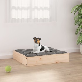 Cama para perros madera maciza de pino 51,5x44x9 cm Cama para perros madera maciza de pino 51,5x44x9 cm