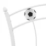 Bed frame with white metal football design 90x200 cm by vidaXL, Beds and slatted bases - Ref: Foro24-324745, Price: 85,50 €, ...