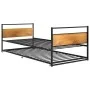 Abnehmbarer Bettrahmen aus schwarzem Metall, 90 x 200 cm von vidaXL, Betten und Lattenroste - Ref: Foro24-324748, Preis: 176,...