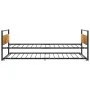 Abnehmbarer Bettrahmen aus schwarzem Metall, 90 x 200 cm von vidaXL, Betten und Lattenroste - Ref: Foro24-324748, Preis: 176,...