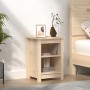 Mesita de noche madera maciza de pino 40x35x55 cm