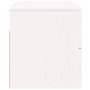 Mesita de noche de pared blanco 50x36x40 cm