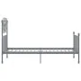 Graues Metallbettgestell 90x200 cm von vidaXL, Betten und Lattenroste - Ref: Foro24-324843, Preis: 120,10 €, Rabatt: %