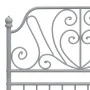Graues Metallbettgestell 90x200 cm von vidaXL, Betten und Lattenroste - Ref: Foro24-324843, Preis: 120,10 €, Rabatt: %