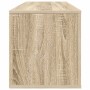 Mueble zapatero pared contrachapada roble Sonoma 100x35x38 cm