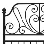 Black metal bed frame 100x200 cm by vidaXL, Beds and slatted bases - Ref: Foro24-324844, Price: 124,00 €, Discount: %