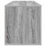 Mueble zapatero pared contrachapada gris Sonoma 100x35x38 cm