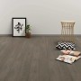 Lamas para suelo autoadhesivas PVC gris y marrón 4,46 m² 3 mm