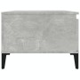 Mesa de centro madera contrachapada gris hormigón 90x50x36,5 cm en Mesas de centro | Comprar online en Foro24
