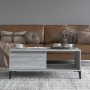 Mesa de centro madera contrachapada gris Sonoma 90x50x36,5 cm