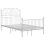 Bettgestell aus weißem Metall, 120 x 200 cm von vidaXL, Betten und Lattenroste - Ref: Foro24-324848, Preis: 149,68 €, Rabatt: %
