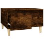 Mesa de centro madera contrachapada roble ahumado 55x55x36,5 cm en Mesas de centro | Comprar online en Foro24