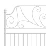 Bettgestell aus weißem Metall, 140 x 200 cm von vidaXL, Betten und Lattenroste - Ref: Foro24-324851, Preis: 218,77 €, Rabatt: %