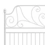 White metal bed frame 140x200 cm by vidaXL, Beds and slatted bases - Ref: Foro24-324851, Price: 219,41 €, Discount: %
