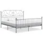 Graues Metallbettgestell 180x200 cm von vidaXL, Betten und Lattenroste - Ref: Foro24-324858, Preis: 187,86 €, Rabatt: %