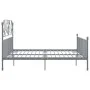 Graues Metallbettgestell 180x200 cm von vidaXL, Betten und Lattenroste - Ref: Foro24-324858, Preis: 187,86 €, Rabatt: %