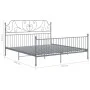Graues Metallbettgestell 180x200 cm von vidaXL, Betten und Lattenroste - Ref: Foro24-324858, Preis: 187,86 €, Rabatt: %