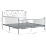 Gray metal bed frame 180x200 cm by vidaXL, Beds and slatted bases - Ref: Foro24-324858, Price: 191,35 €, Discount: %
