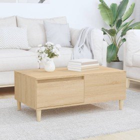Mesa de centro madera contrachapada roble Sonoma 90x50x36,5 cm Mesa de centro madera contrachapada roble Sonoma 90x50x36,5 cm