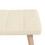 Rocking chair with footrest, cream-colored fabric by vidaXL, Rocking chairs - Ref: Foro24-328020, Price: 167,73 €, Discount: %