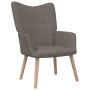 Relaxsessel mit Fußstütze aus taupegrauem Stoff von vidaXL, Sessel - Ref: Foro24-327939, Preis: 118,98 €, Rabatt: %