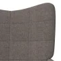 Relax armchair with taupe gray fabric footrest by vidaXL, Armchairs - Ref: Foro24-327939, Price: 143,54 €, Discount: %