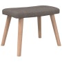 Relaxsessel mit Fußstütze aus taupegrauem Stoff von vidaXL, Sessel - Ref: Foro24-327939, Preis: 118,98 €, Rabatt: %