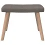 Relax armchair with taupe gray fabric footrest by vidaXL, Armchairs - Ref: Foro24-327939, Price: 143,54 €, Discount: %