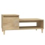Mesa de centro madera contrachapada roble Sonoma 100x50x45 cm en Mesas de centro | Comprar online en Foro24