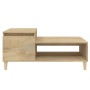 Mesa de centro madera contrachapada roble Sonoma 100x50x45 cm en Mesas de centro | Comprar online en Foro24