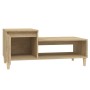Mesa de centro madera contrachapada roble Sonoma 100x50x45 cm en Mesas de centro | Comprar online en Foro24